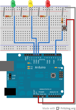 Ampel: a diy Arduino-based light signal to take the bus without waiting ...